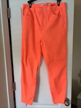 Celebrity Pink Neon Coral Ankle Jeans